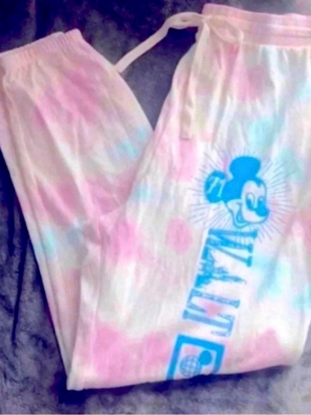 NWT TIE DYED DISNEY JOGGERS.